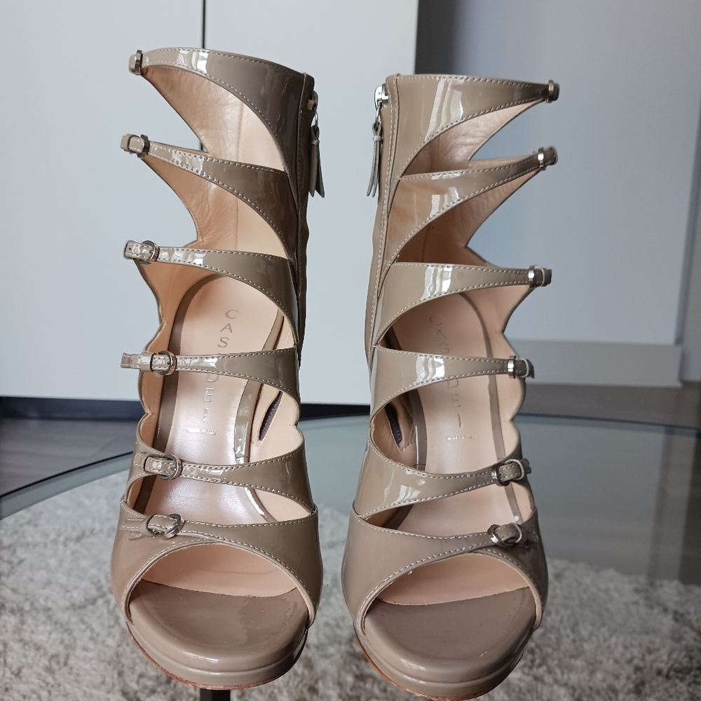 Casadei Heels Softylux Fango Size 35 1/2